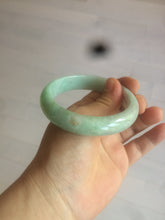Load image into Gallery viewer, 55.7mm 100% natural Type A sunny green/brown/white jadeite jade bangle AX46-2830