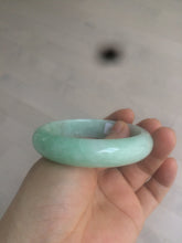 Load image into Gallery viewer, 55.7mm 100% natural Type A sunny green/brown/white jadeite jade bangle AX46-2830