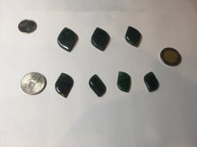 Load image into Gallery viewer, 100% natural type A Guatemala jadeite jade icy watery green black gray with flying snow Willow leaf pendant group BP64