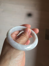 Load image into Gallery viewer, 53.2mm Certified type A 100% Natural light green/purple Jadeite bangle AZ87-1632