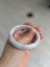 Load image into Gallery viewer, 53.2mm Certified type A 100% Natural light green/purple Jadeite bangle AZ87-1632
