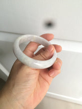 Load image into Gallery viewer, 53.2mm Certified type A 100% Natural light green/purple Jadeite bangle AZ87-1632