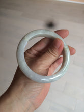 Load image into Gallery viewer, 55.6 mm Certified type A 100% Natural light green Jadeite bangle AZ86-1636
