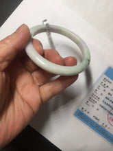 Load image into Gallery viewer, 57mm certified Type A 100% Natural green purple Jadeite Jade bangle PC40-4033