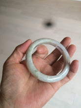 Load image into Gallery viewer, 55.6 mm Certified type A 100% Natural light green Jadeite bangle AZ86-1636