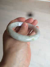 Load image into Gallery viewer, 55.6 mm Certified type A 100% Natural light green Jadeite bangle AZ86-1636
