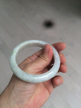 Load image into Gallery viewer, 55.6 mm Certified type A 100% Natural light green Jadeite bangle AZ86-1636