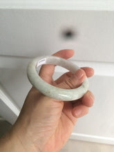 Load image into Gallery viewer, 55.6 mm Certified type A 100% Natural light green Jadeite bangle AZ86-1636