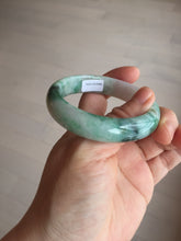 Load image into Gallery viewer, 51.5mm certified 100% natural Type A sunny green/purple/yellow(FU LU SHOU)  jadeite jade bangle BK45-5080