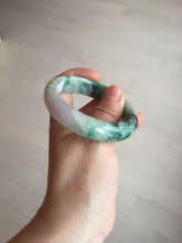 Load image into Gallery viewer, 51.5mm certified 100% natural Type A sunny green/purple/yellow(FU LU SHOU)  jadeite jade bangle BK45-5080