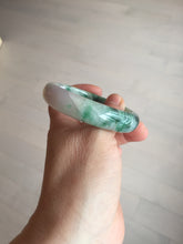 Load image into Gallery viewer, 51.5mm certified 100% natural Type A sunny green/purple/yellow(FU LU SHOU)  jadeite jade bangle BK45-5080