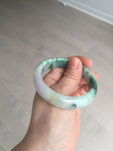 Load image into Gallery viewer, 51.5mm certified 100% natural Type A sunny green/purple/yellow(FU LU SHOU)  jadeite jade bangle BK45-5080
