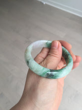 Load image into Gallery viewer, 51.5mm certified 100% natural Type A sunny green/purple/yellow(FU LU SHOU)  jadeite jade bangle BK45-5080