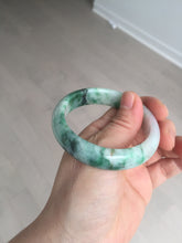 Load image into Gallery viewer, 51.5mm certified 100% natural Type A sunny green/purple/yellow(FU LU SHOU)  jadeite jade bangle BK45-5080
