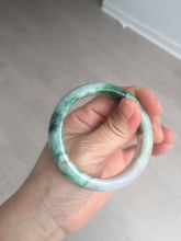 Load image into Gallery viewer, 51.5mm certified 100% natural Type A sunny green/purple/yellow(FU LU SHOU)  jadeite jade bangle BK45-5080
