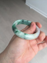 Load image into Gallery viewer, 51.5mm certified 100% natural Type A sunny green/purple/yellow(FU LU SHOU)  jadeite jade bangle BK45-5080