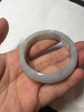 Load image into Gallery viewer, 49mm Certified Type A 100% Natural light green red oval Jadeite Jade bangle BM68