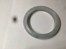 Load image into Gallery viewer, 57.4mm Certified 100% natural Type A icy watery green/white/gray jadeite jade bangle AY70-0343