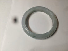 Load image into Gallery viewer, 57.4mm Certified 100% natural Type A icy watery green/white/gray jadeite jade bangle AY70-0343