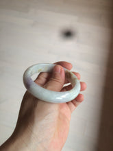 Load image into Gallery viewer, 53.6mm 100% natural Type A light green/purple/yellow/white (FU LU SHOU, 福禄寿) jadeite jade bangle AZ83-1647