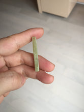 Load image into Gallery viewer, 100% natural type A jadeite jade icy watery green white purple yellow Tide Control Pillar(定海神针) pendant group BN77