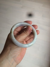 Load image into Gallery viewer, 53.6mm 100% natural Type A light green/purple/yellow/white (FU LU SHOU, 福禄寿) jadeite jade bangle AZ83-1647