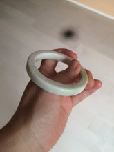 Load image into Gallery viewer, 51.8mm certificated Type A 100% Natural light green/white/beige/yellow Jadeite Jade bangle AX107-4211