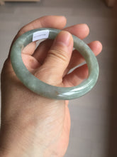 Load image into Gallery viewer, 55.7mm Certified Type A 100% Natural light green white red Jadeite Jade bangle BQ10-3798