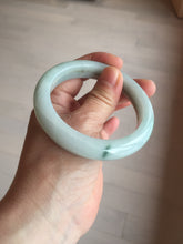 Load image into Gallery viewer, 57mm Certified Type A 100% Natural dark green/white//black Jadeite Jade bangle BK41-8354