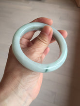 Load image into Gallery viewer, 57mm Certified Type A 100% Natural dark green/white//black Jadeite Jade bangle BK41-8354