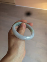 Load image into Gallery viewer, 52.8mm Certificated light green, white, purple, brown jadeite jade bangle K129-0614