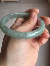 Load image into Gallery viewer, 55.7mm Certified Type A 100% Natural light green white red Jadeite Jade bangle BQ10-3798