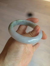 Load image into Gallery viewer, 52.8mm Certificated light green, white, purple, brown jadeite jade bangle K129-0614