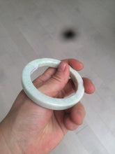Load image into Gallery viewer, 51.8mm certificated Type A 100% Natural light green/white/beige/yellow Jadeite Jade bangle AX107-4211