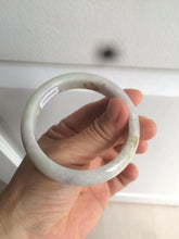 Load image into Gallery viewer, 53.6mm 100% natural Type A light green/purple/yellow/white (FU LU SHOU, 福禄寿) jadeite jade bangle AZ83-1647