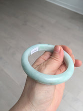 Load image into Gallery viewer, 57mm Certified Type A 100% Natural dark green/white//black Jadeite Jade bangle BK41-8354