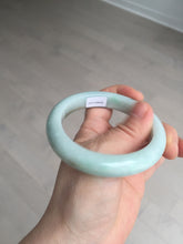 Load image into Gallery viewer, 57mm Certified Type A 100% Natural dark green/white//black Jadeite Jade bangle BK41-8354