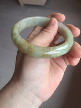 Load image into Gallery viewer, 58mm Certified Type A 100% Natural green/yellow Jadeite Jade bangle PA8-6091 $29.99 Group