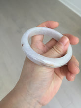 Load image into Gallery viewer, 56mm certified 100% natural type A icy watery white red purple jadeite jade bangle AH98-0544