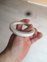 Load image into Gallery viewer, 52mm certificated Type A 100% Natural light green/white/beige/yellow Jadeite Jade bangle AX106-4212