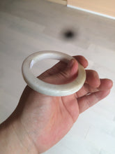 Load image into Gallery viewer, 52mm certificated Type A 100% Natural light green/white/beige/yellow Jadeite Jade bangle AX106-4212