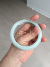 Load image into Gallery viewer, 57mm Certified Type A 100% Natural dark green/white//black Jadeite Jade bangle BK41-8354