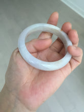 Load image into Gallery viewer, 56mm certified 100% natural type A icy watery white red purple jadeite jade bangle AH98-0544