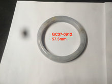 Load image into Gallery viewer, 57-58 mm certified Type A 100% Natural green/purple/gray/brown/black Jadeite Jade bangle GC37
