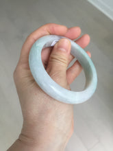 Load image into Gallery viewer, 56.5mm certified 100% natural type A white/light green white purple jadeite jade bangle AH100-0545