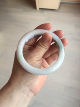 Load image into Gallery viewer, 56mm Certified Type A 100% Natural dark green/white//black Jadeite Jade bangle BK39-8357