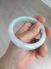 Load image into Gallery viewer, 56.5mm certified 100% natural type A white/light green white purple jadeite jade bangle AH100-0545