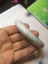 Load image into Gallery viewer, 59.8mm Certificated Type A 100% Natural white/sunny green/purple jadeite jade bangle AZ5-9139