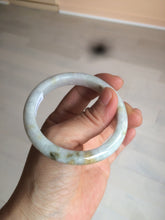 Load image into Gallery viewer, 52.3mm Certified type A 100% Natural green/white/very light purple/yellow Jadeite Jade bangle AZ77-1629