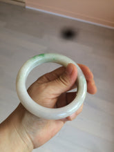 Load image into Gallery viewer, 59.8mm Certificated Type A 100% Natural white/sunny green/purple jadeite jade bangle AZ5-9139